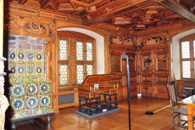 Some of the beautiful timber work in the castle